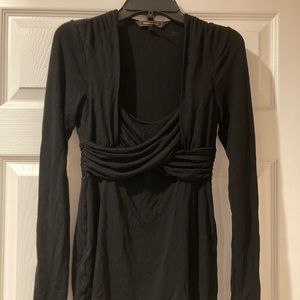 BCBGMaxAzria Black long sleeve shirt